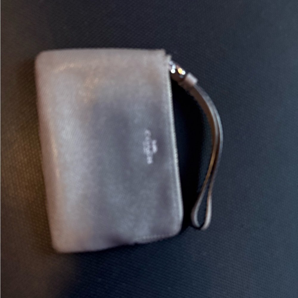 Coach Gray Wristlet